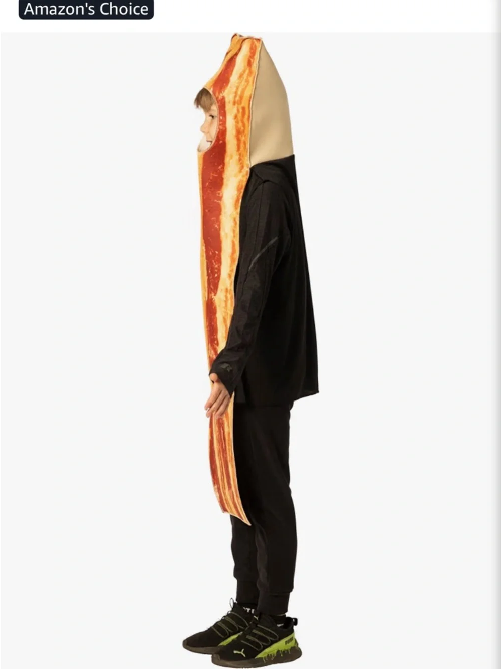 Rasta Imposta Bacon Slice Child Halloween Costume Kids Size 7-10